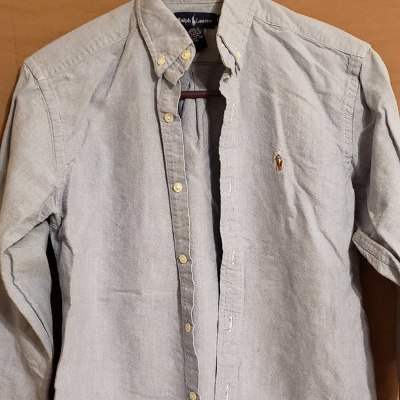 Ralph Lauren Other - Ralph Lauren, Blue button-down dress shirt, long sleeve, Size 12